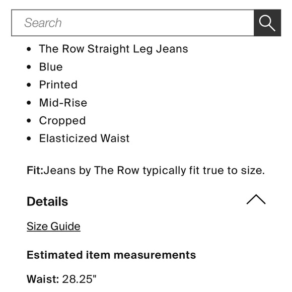 COPY - The Row cropped flared elasticized waist denim jeans Blue cotton blend . - Picture 3 of 3